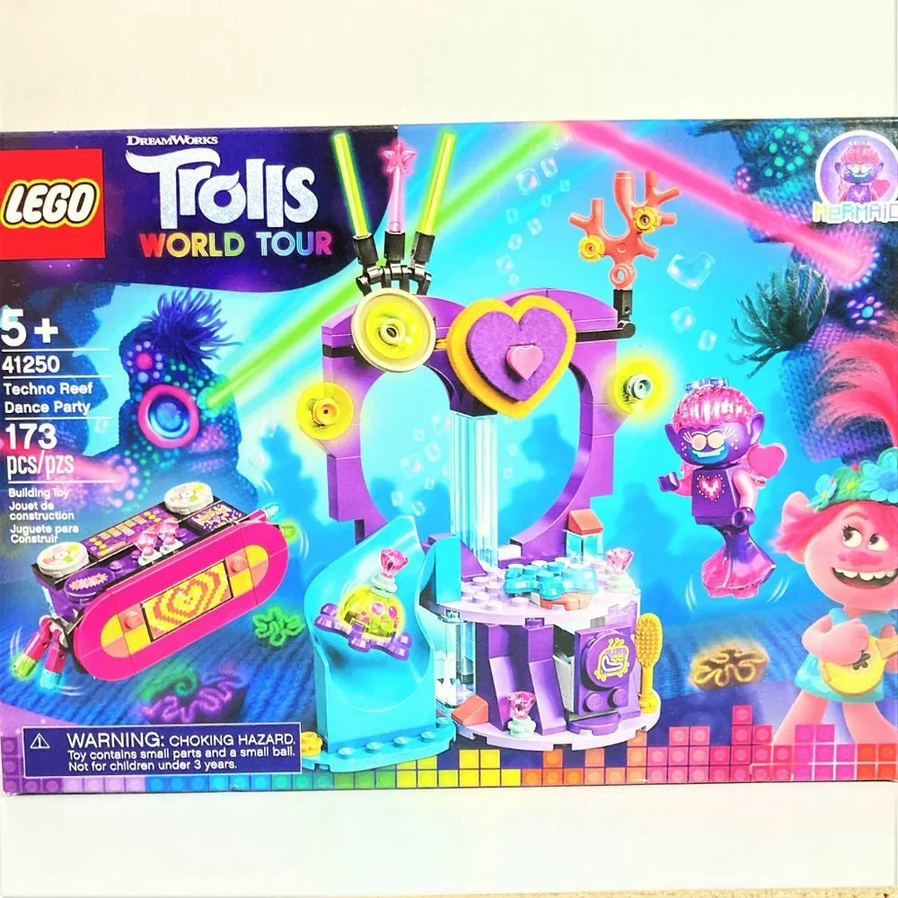 ♥️ NWT LEGO Trolls World Tour Kit 41250 MERMAID Dance Party Discount Shipping